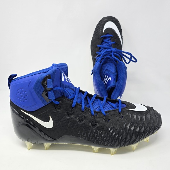 Nike Force Savage Elite TD Football Cleats Black Royal Blue AJ6605-008 Mens 14.5 main image 9